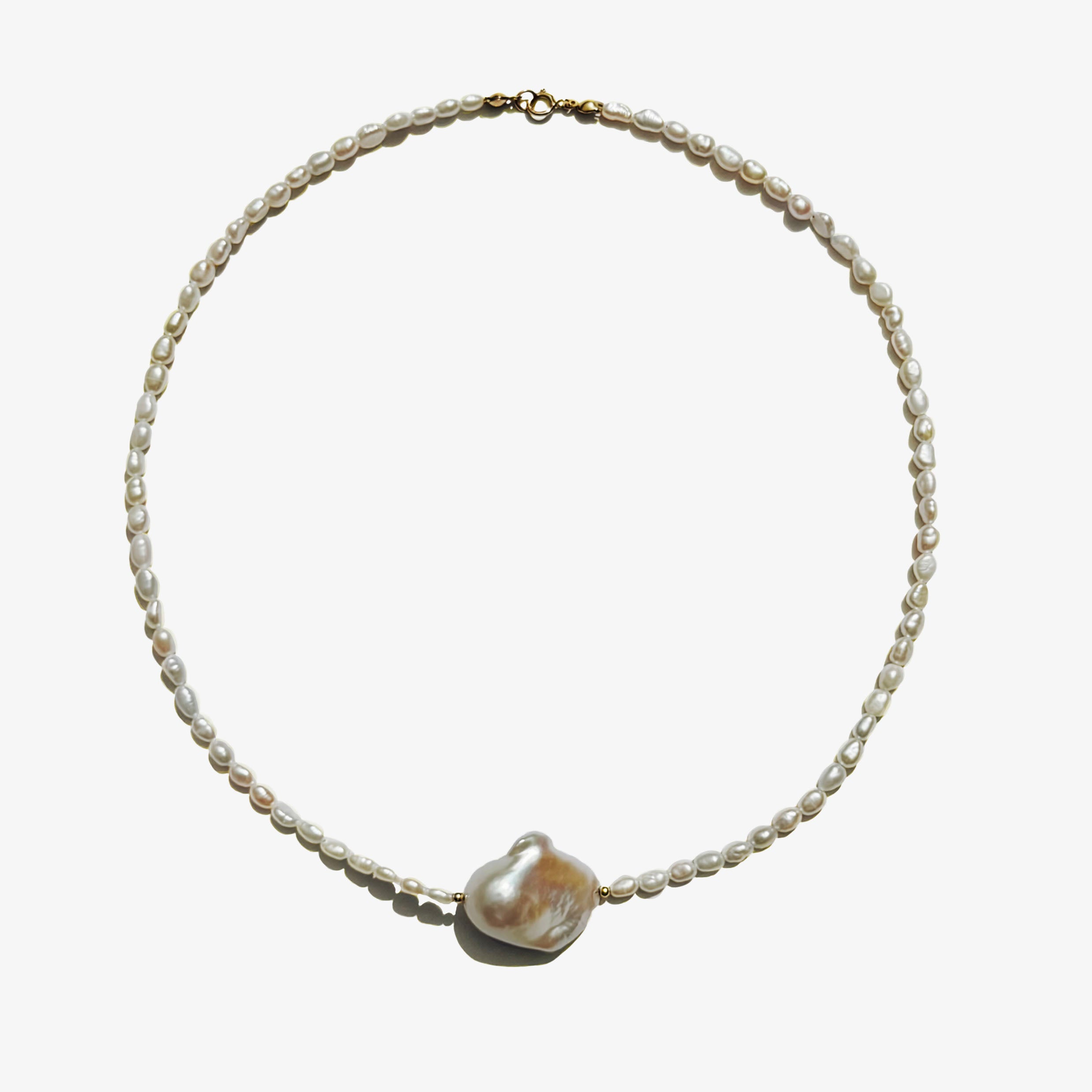 LUNAR BAROQUE PEARL NECKLACE