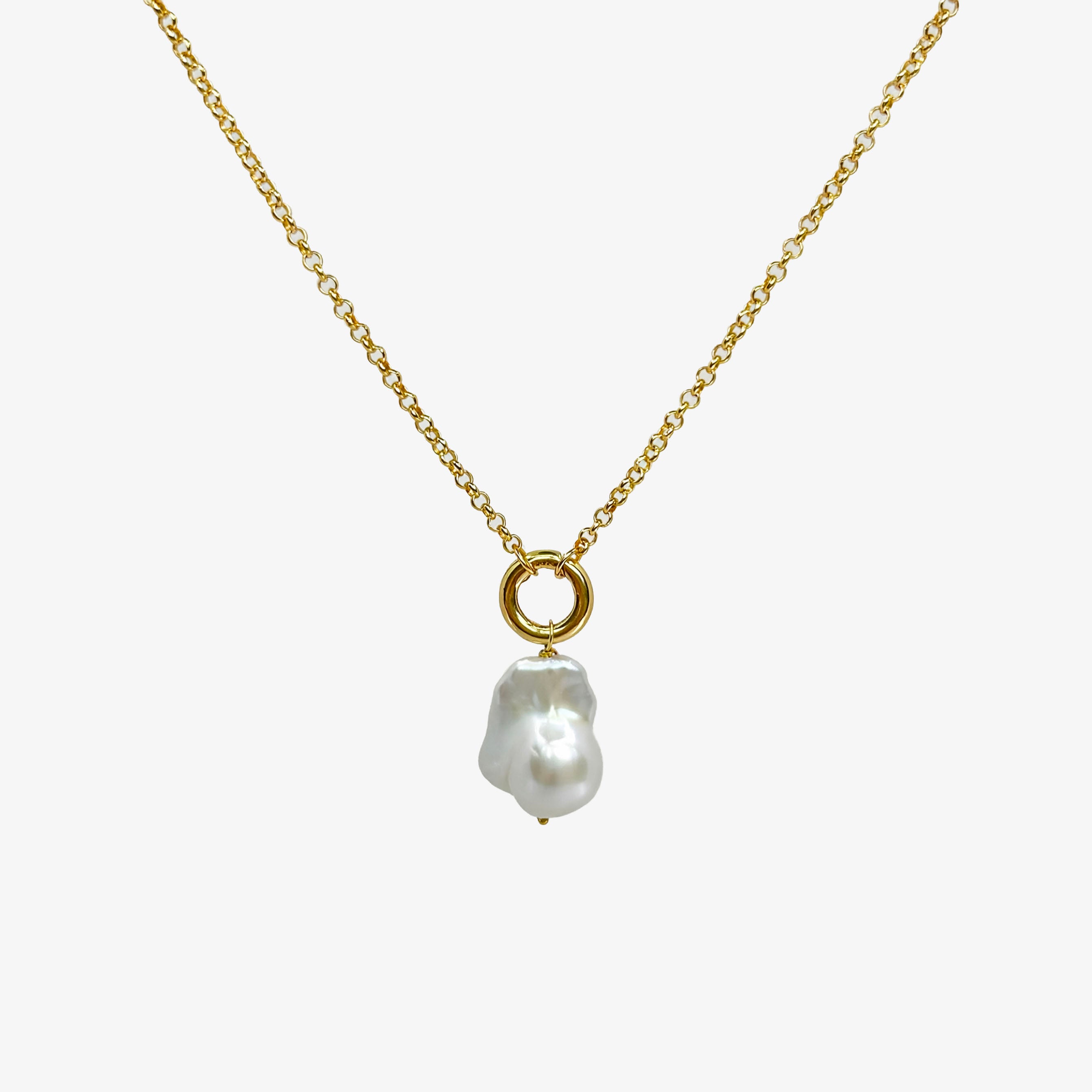 CLOUD BAROQUE PEARL NECKLACE