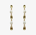 MOLTEN PEARL DROP EARRINGS