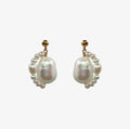 ORBIT PEARL DROP EARRINGS